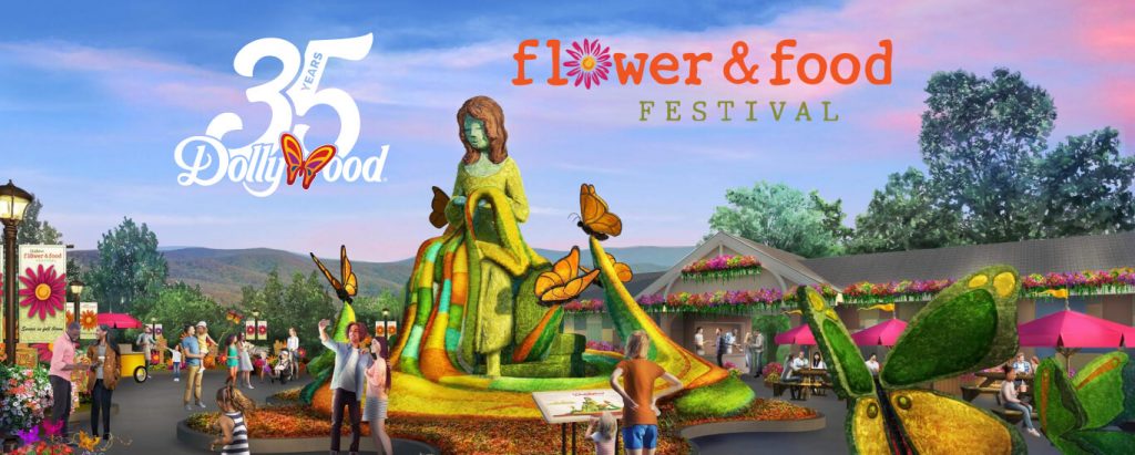 Dollywood Opens With Flower & Food Festival For 2020